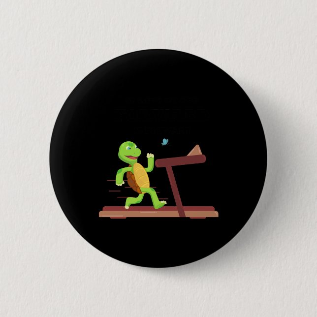 No The Speed  6 Cm Round Badge (Front)