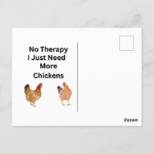 No Therapy. I Just Need More Chickens. funny,