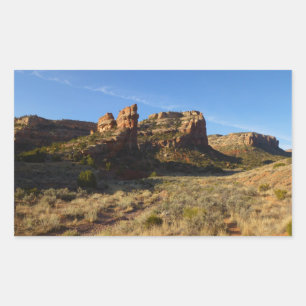No Thoroughfare Canyon Colorado National Monument Rectangular Sticker