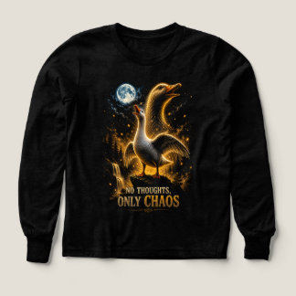 No Thoughts Only Chaos Funny Goose Gift