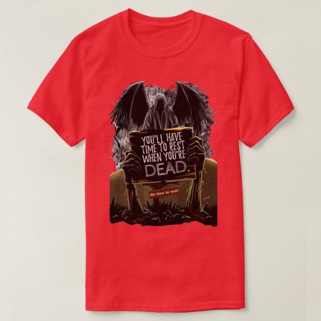 No time to wait Inspirational and motivational T T-Shirt (Design Front)