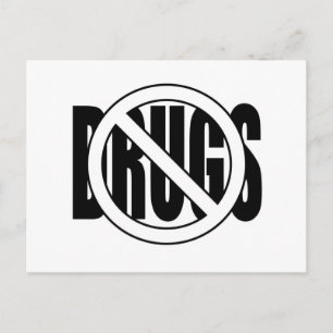No to Drugs Postcard