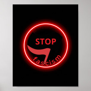 No To Fascism  Poster