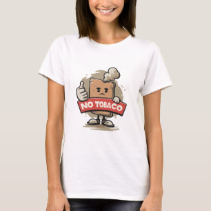 No Tobacco, No Smoke – Clean Air Advocacy Design T-Shirt