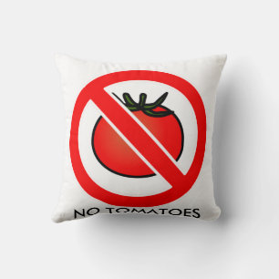No Tomatoes T-Shirt, Kids Cushion