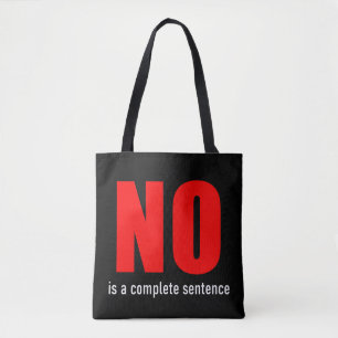 NO TOTE BAG