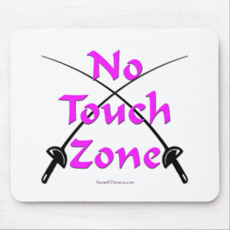 No Touch Zone Fencing Mouse Pad