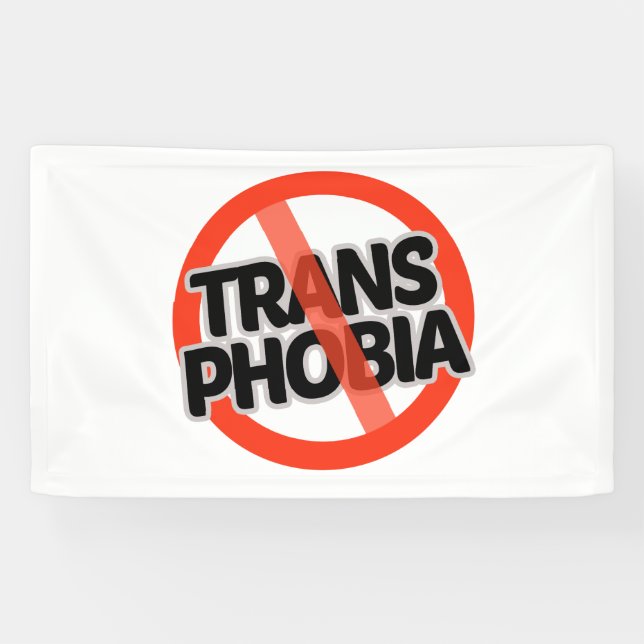 No Transphobia Banner (Horizontal)