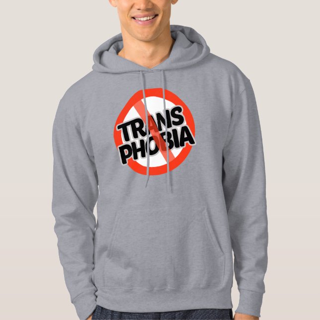 No Transphobia Hoodie (Front)