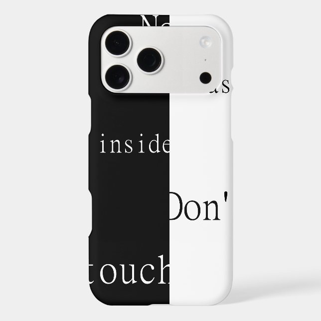 No Treasure Inside – Don't Touch Notebook (Back)