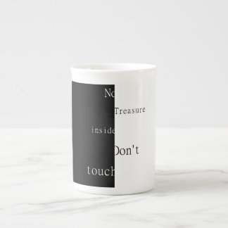 No Treasure Inside – Don't Touch Notebook Bone China Mug