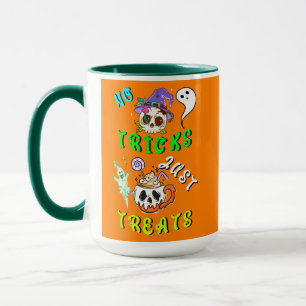 No Tricks Just Treats Cute Mug