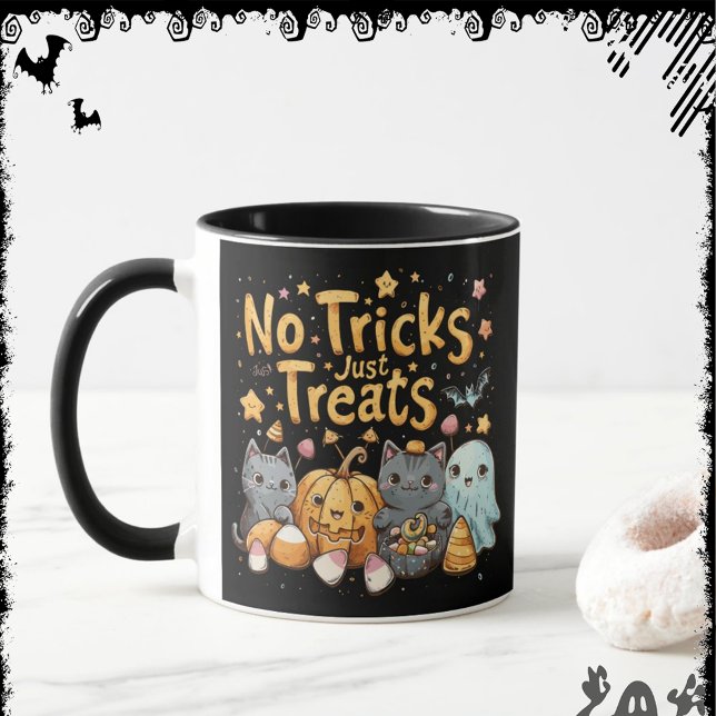 No Tricks Just Treats | ExDesigner | Halloween Mug (Creator Uploaded)
