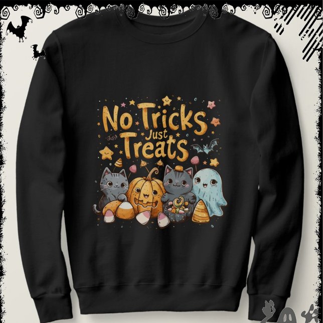 No Tricks Just Treats | ExDesigner | Halloween Sweatshirt (Creator Uploaded)
