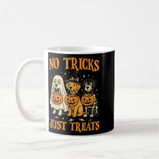 No Tricks Just Treats Funny Halloween Dog Coffee Mug