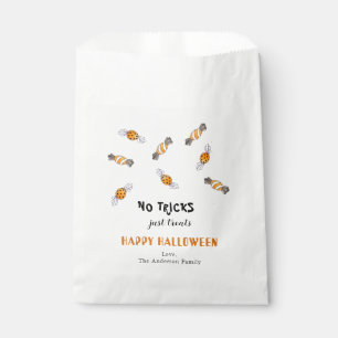 No Tricks Just Treats Halloween Candy Favour Bags