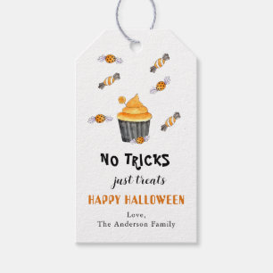 No Tricks Just Treats Halloween Gift tag