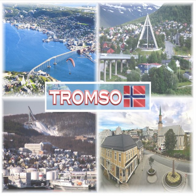 NO Tromso - Aerial View - Artic Cathedral (Front)