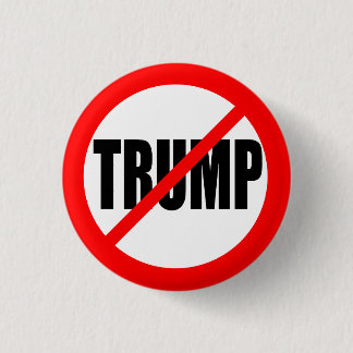 'NO TRUMP' 1.25-inch 3 Cm Round Badge