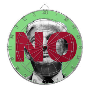 No Trump (Green and Red) Dartboard