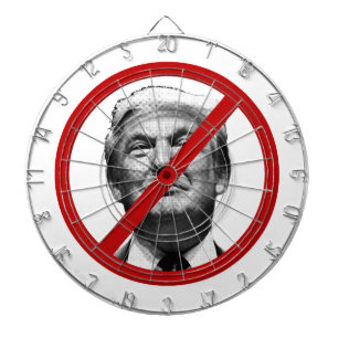 No Trump International Sign Dartboard