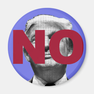 No Trump (Purple and Red) Magnet