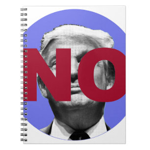 No Trump (Purple and Red) Spiral Notebook