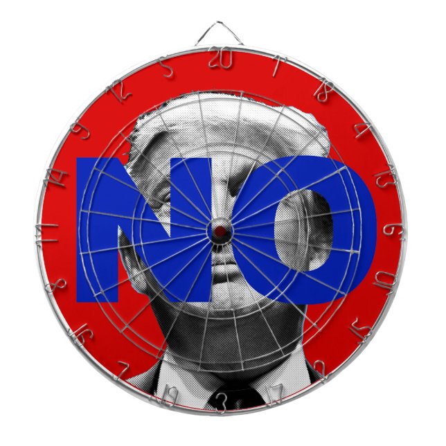 No Trump (red and blue) Dartboard (Front)
