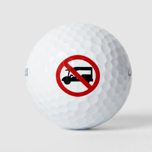 NO Tuk-Tuk TAXI ⚠ Thai Road Sign ⚠ Golf Balls