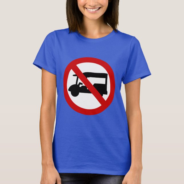 NO Tuk-Tuk TAXI ⚠ Thai Road Sign ⚠ T-Shirt (Front)