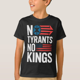 No Tyrants No Kings Freedom Patriot Protest T-Shirt
