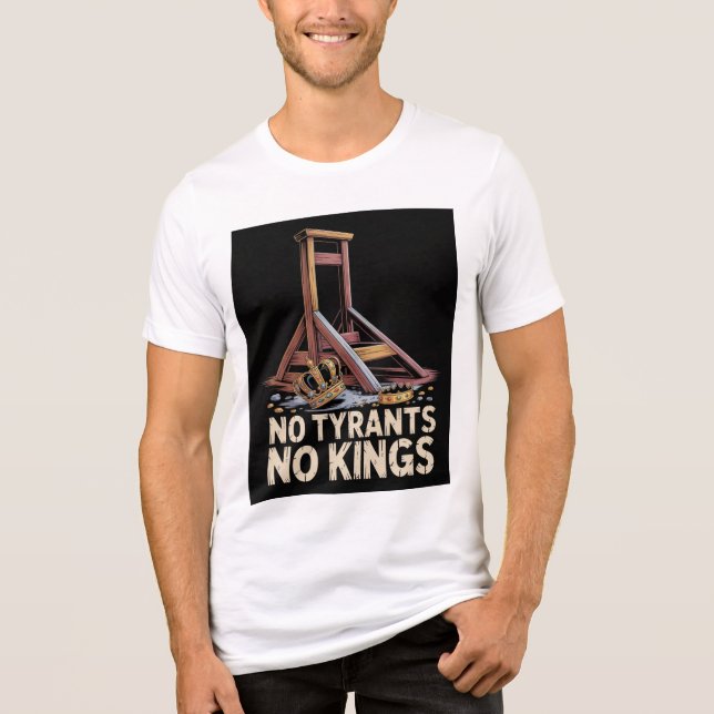No Tyrants No Kings Tri-Blend Shirt (Front)