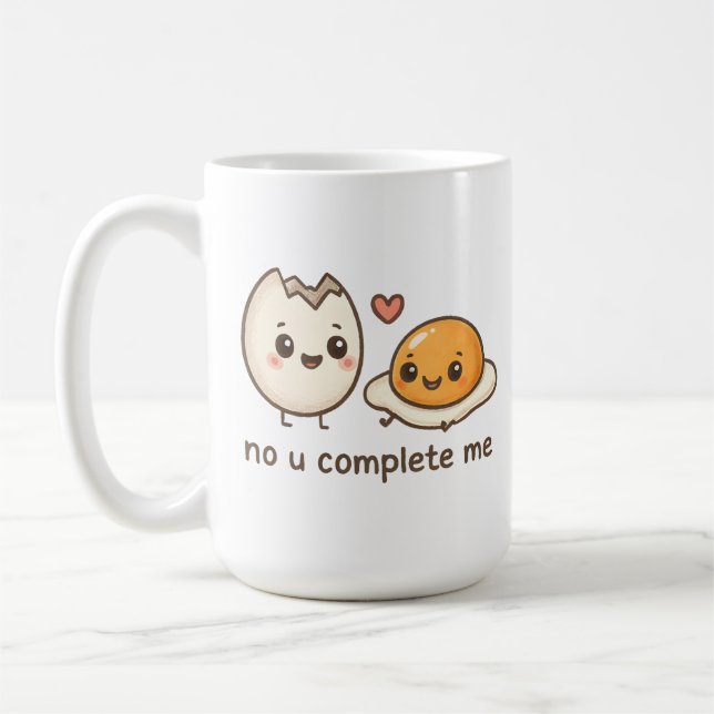 No U Complete Me Coffee Mug (Left)