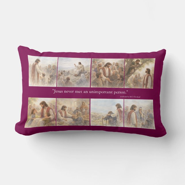 No unimportant person lumbar cushion (Front)