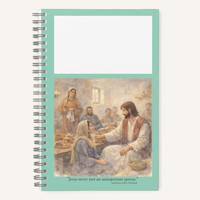 No unimportant person notebook (Front)