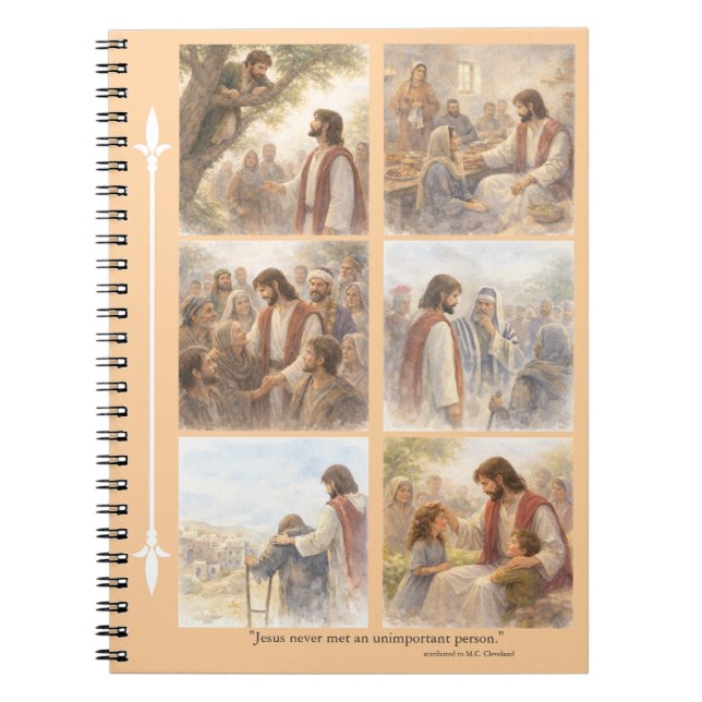 No unimportant person notebook (Front)