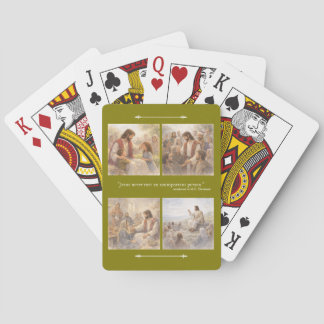 No unimportant person playing cards