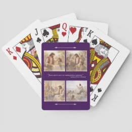No unimportant person playing cards
