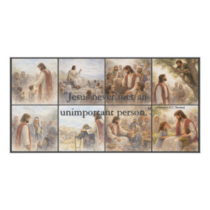 No unimportant person poster
