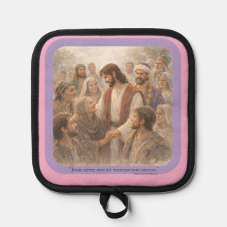 No unimportant person pot holder