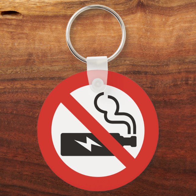 No Vaping Keychain (Front)