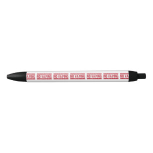 No Vaping Red Ink Stamp Black Ink Pen