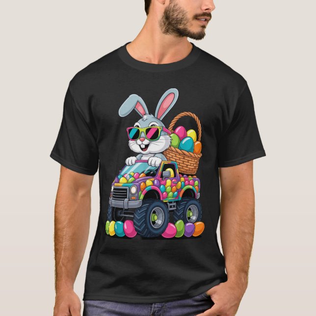 No Visible Text Detected, Funny Easter Bunny Kids  T-Shirt (Front)