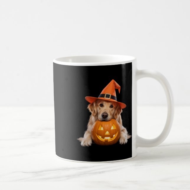 No Visible Text Detected Halloween Dog Lovers Funn Coffee Mug (Right)