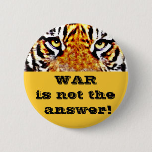 No War! 6 Cm Round Badge