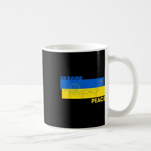 No War - Designs For The Peace Movement 4  Coffee Mug (Right)