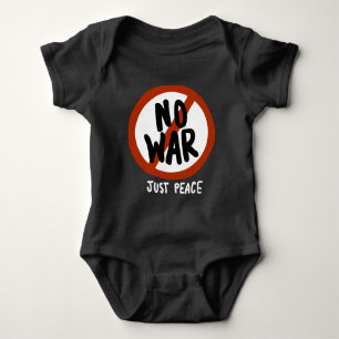 No War Just Peace Baby Bodysuit