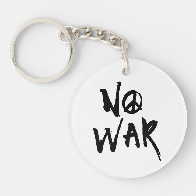 No War Key Ring (Front)