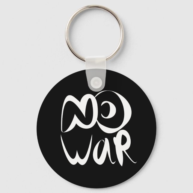No War Key Ring (Front)