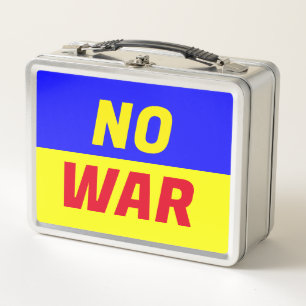 NO WAR Lunch Box